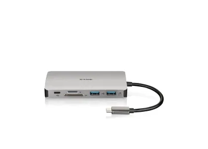 D-Link 9-in-1 USB-C Hub with HDMI/VGA /Ethernet/Card Reader/Power - DUB-M910