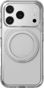 Mageasy magstand 360 m rotating ring protective case  case for iphone 17 pro max-transparent; 16-ft military grade protection - MPH17M262TR25