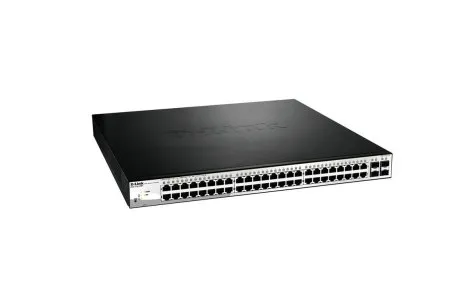 D-Link سويتش PoE جيجابت بـ 48 منفذ + 4 منافذ SFP – موديل DGS-1210-52MP