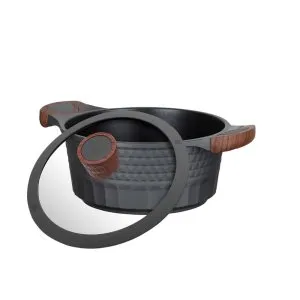 RESTO 93501 Casserole with lid 20 h=9.5 cm 2.6 L - 6