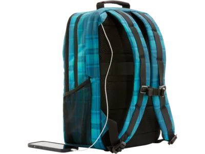 HP Campus XL Tartan Plaid Backpack - 7J594AA