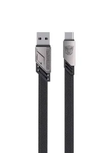 TRANSFORMERS TF-A08 A-C Fast Charging Braided Cable  - Gray-TF-A08ACTRGR