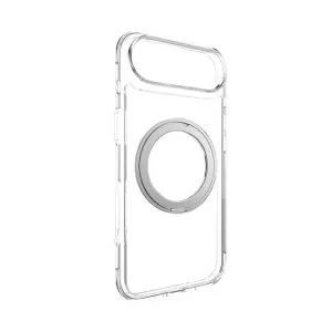 Mageasy magstand 360 m rotating ring protective case  case for iphone 17 air-transparent; 16-ft military grade protection - MPH17A262TR25