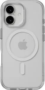 Switcheasy lenstand m with stand protective case for iphone 17-silver ; metal lens frame protection,10-ft military grade protection,foldable stand design - SPH173391SV25