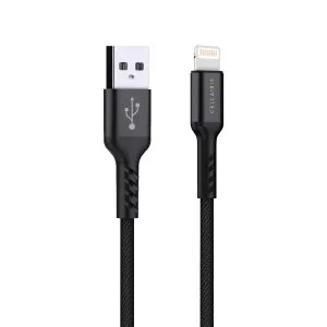 Cellaris Premium Nylon Cable Lightning 1M - Black - M-NCL02415