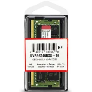 Kingston  Ram 16GB 5600MT/s DDR5 Non-ECC CL46 SODIMM 1Rx8 - Laptop