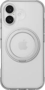 Mageasy magstand 360 m rotating ring protective  case for iphone 17-transparent; 16-ft military grade protection - MPH173262TR25