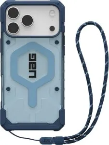 UAG Pathfinder Clear Magsafe with Blue lanyard For iPhone 17 pro max ice or silver - 1145521BV03