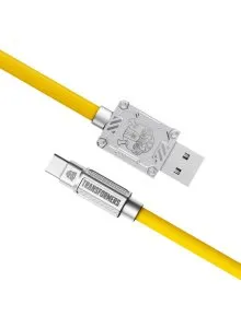 TRANSFORMERS TF-A01 Bumblebee Type C Fast Charging Cable  - Yellow-TF-A01BBCYL