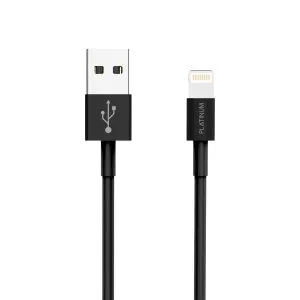 Platinum VITAL Series Cable Lightning 1.2M - Black- P-CBVTL1BK