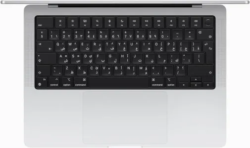 Apple MacBook Pro 14 inch M3 Pro Arabic & English Keyboard 12 CORE CPU-18 CORE GPU 18 GB RAM 1TB - Silver