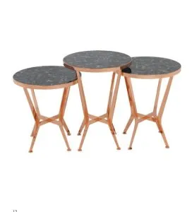 ROUND BUTTERFLY COFFE TABLE