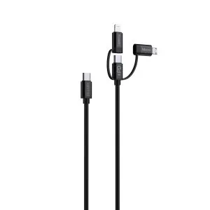 Cellaris Power Delivery Cable 3in1 - Black - M-CPD02895