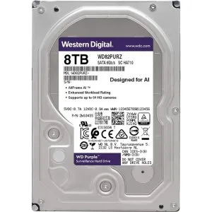 WD 8TB Purple 256MB SATA 6Gb/s