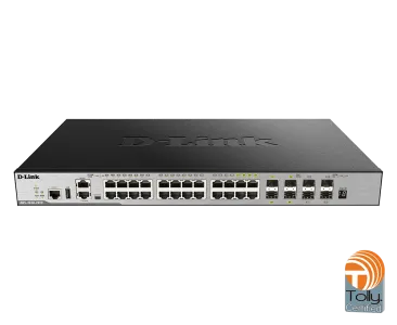 دي-لينك DGS-3630-28TC | سويتش مدار من الطبقة الثالثة بـ 24 منفذ جيجابت و4 منافذ 10G SFP+