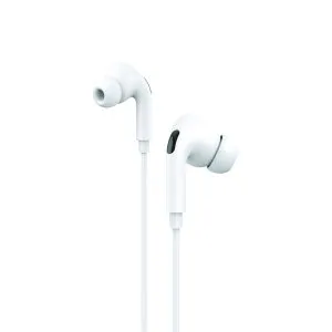 Platinum FINE Series Type-C Stereo Wired Earphones - White - P-EPHFINTCWH