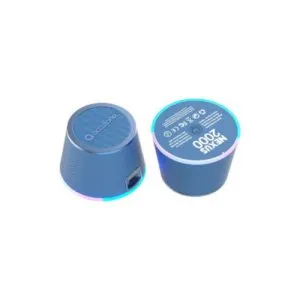 AccutoneMagsafe Bluetooth Speaker With Rgb Light Ring, 3W Audio, Ipx5 Splash-Proof, Magnetic Mount- Blue-Ze-Nexus2000