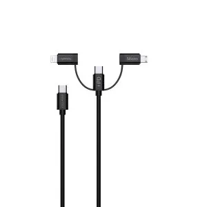 Cellaris Power Delivery Cable 3in1 - Black - M-CPD02895