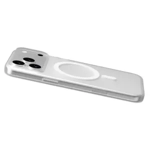 Mageasy lyte m ultra thin .70mm case with independent metal buttons for iphone 17 pro-midnight - MPH17M392TA25